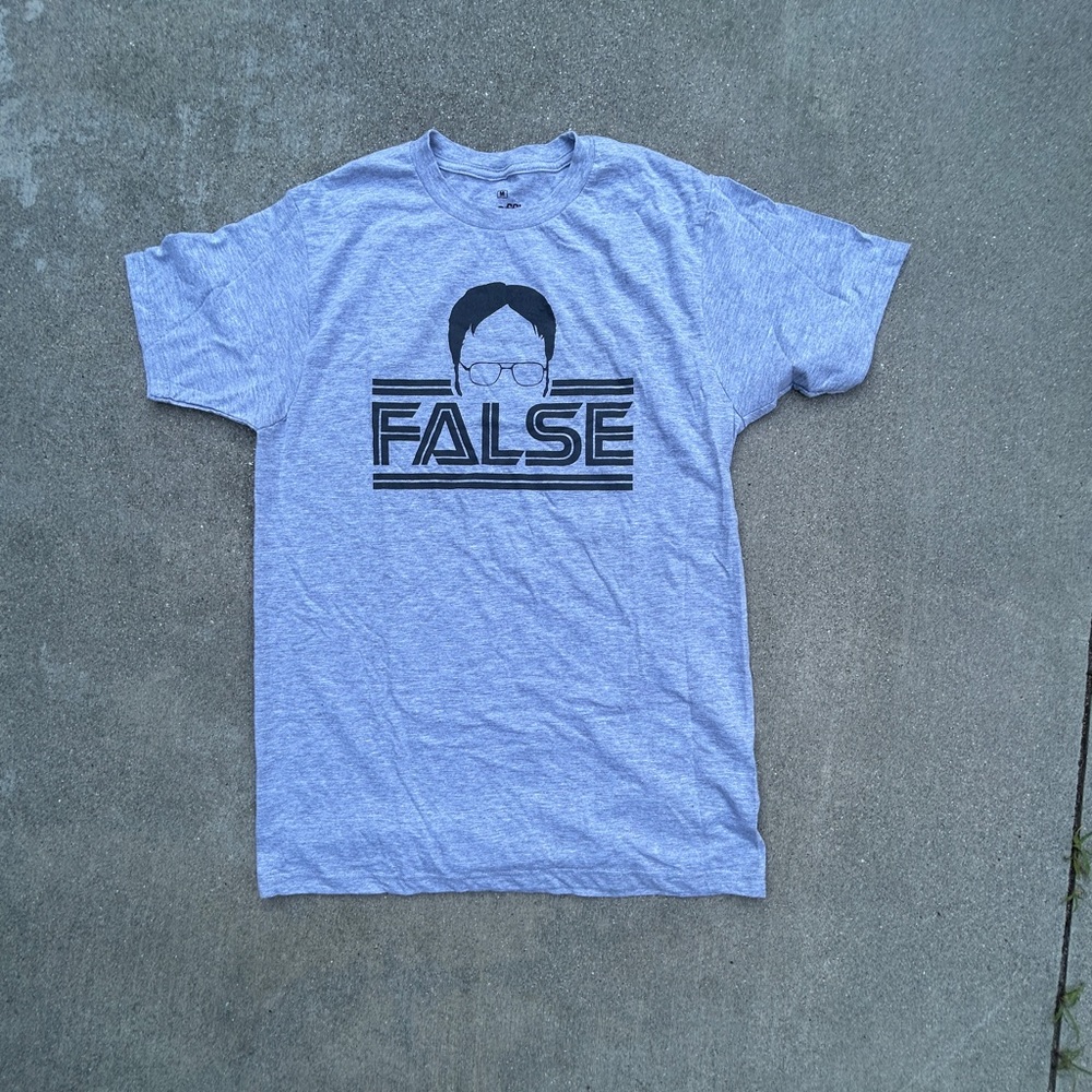 The Office Dwight FALSE Tshirt  | Dwight Schrute “FALSE” Shirt